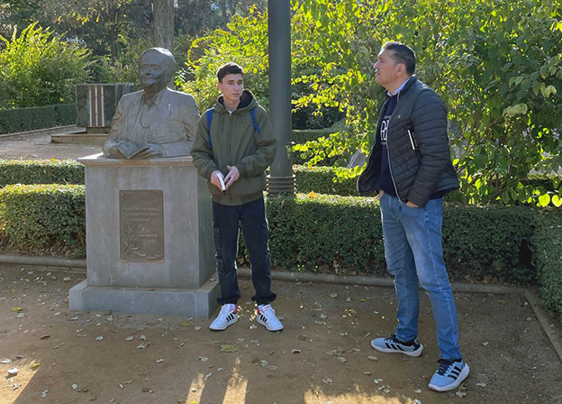 Intervención del profesor y poeta, Ramón MartÍnez